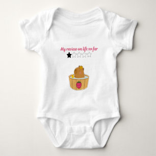 Body Para Bebé Dulce diseño de dibujos animados de carpincho kawa