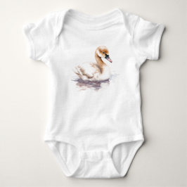 Body Para Bebé Dulce Duck Duckling en estanque