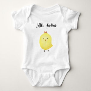 Body Para Bebé Dulce Fiesta de Bebé de Pollo