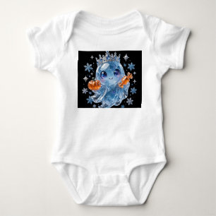 Body Para Bebé Dulce Hielo Azul Cristal Fantasma Halloween