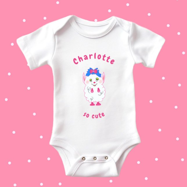 Body Para Bebé Dulce monstruo (Subido por el creador)