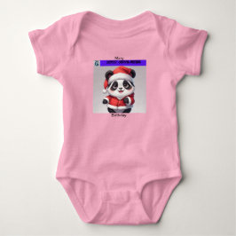 Body Para Bebé Dulce Panda Navidades Ropa para bebés Escribible
