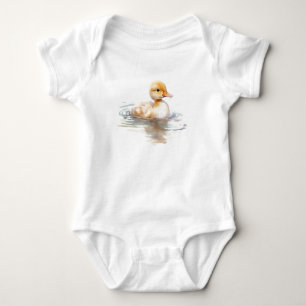 Body Para Bebé Dulce pato bebé con baño