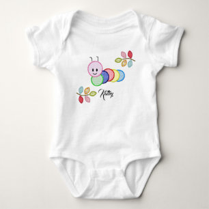 Body Para Bebé Dulce personalizado Cartepillar Baby Bodysuit