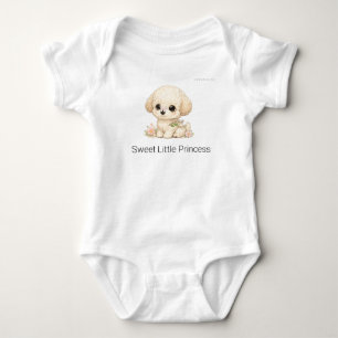 Body Para Bebé Dulce Princesita Chibi Juguete Perro Caniche Cacho