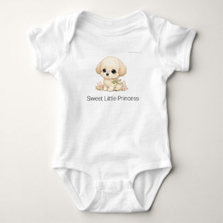 Body Para Bebé Dulce Princesita Chibi Juguete Perro Caniche Cacho