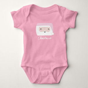 Body Para Bebé Dulce Santa Rosa Navidad