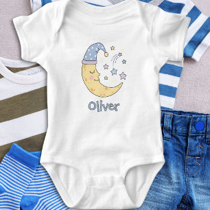 Body Para Bebé Dulce Sueños Crescent Luna & Estrellas