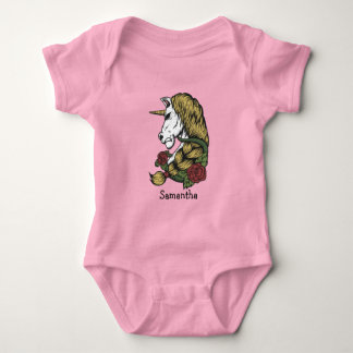 Body Para Bebé Dulce unicornio Fiesta Baby Bodysuit