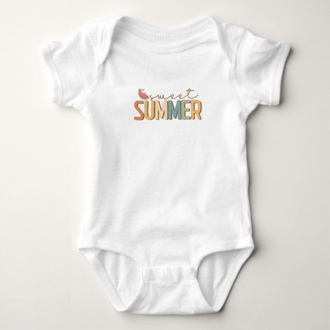 Body Para Bebé Dulce verano (Anverso)