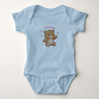 Body Para Bebé Dulces Snuggles Teddy Bear Bodysuit