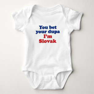 Body Para Bebé Dupa eslovaco 1