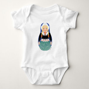 Body Para Bebé Dutch Matryoshka Baby Bodysuit