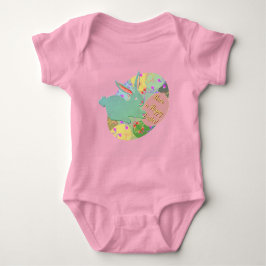 Body Para Bebé Easter Bunny Eggs T-Shirt