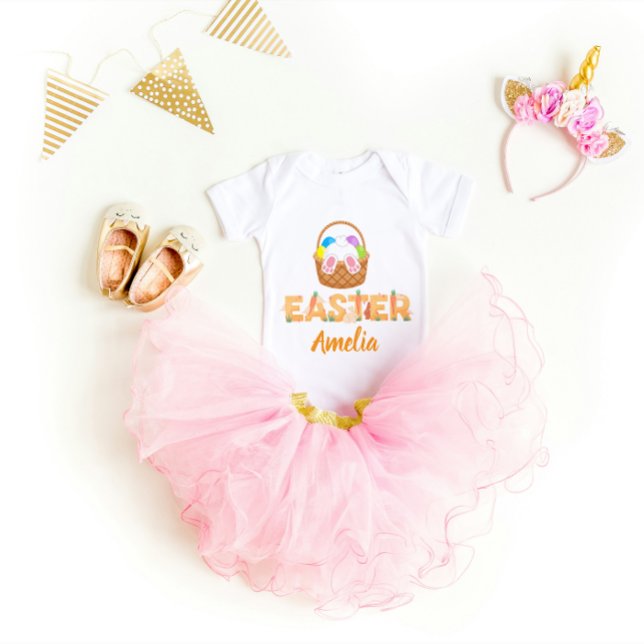 Body Para Bebé Easter Personalized Baby Bodysuit (Subido por el creador)