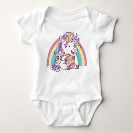 Body Para Bebé Easter Unicorn with Rainbow Mane