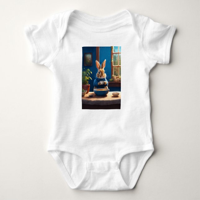 Body Para Bebé "Eclipsing Elegance: Owl Haven Tee by TM Unique (Anverso)