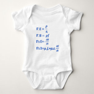 Body Para Bebé Ecuación Maxwell
