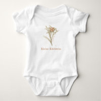 Edelweiss Baby Vintage Floral Watercolor