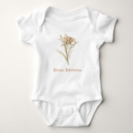 Body Para Bebé Edelweiss Baby Vintage Floral Watercolor