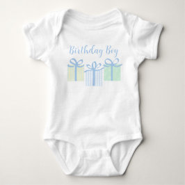 Body Para Bebé EDIAG Boy Birthday Shirt