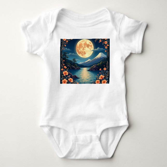 Body Para Bebé Edición de luz de luna de camiseta (Anverso)