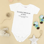Body Para Bebé Edición limitada de One Vintage Typewriter Funny<br><div class="desc">Edición limitada de One Funny Baby One Piece Bodysuit con un ingenioso dicho en letra de máquina de vinilos.</div>