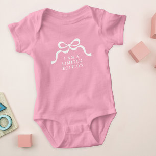 Body Para Bebé Edición Limitada Lazos para Niña Retro Modernos Ro