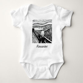 Body Para Bebé Edvard Munch - La litografía de la crema