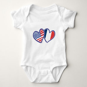 Body Para Bebé EE.UU. Francia Love Heats