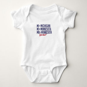Body Para Bebé EEUU - IM = Confusión de Michigan No Minnesota