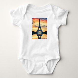 Body Para Bebé Effel Tower Paris Evending European Travel