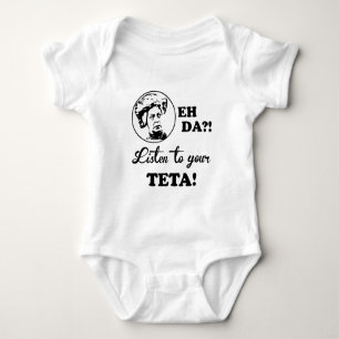 Body Para Bebé ¡EH DA?! ¡Escuche su TETA!