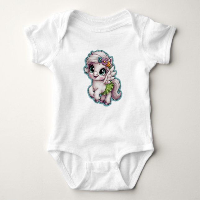 Body Para Bebé Einhorn-Baby-Strampler (Anverso)