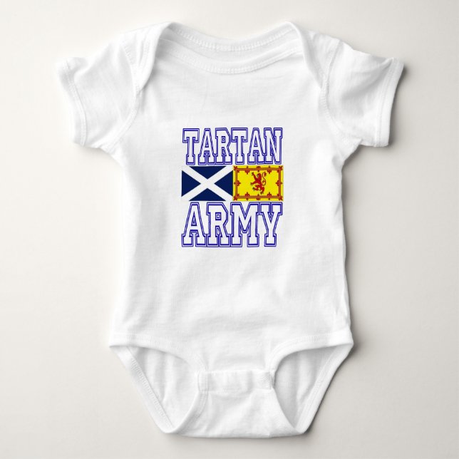 Body Para Bebé Ejército del tartán (Anverso)