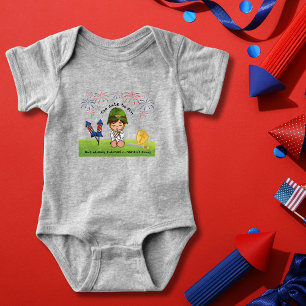 Body Para Bebé Ejército Patriótico Niño Demasiado Lindo Para Peca