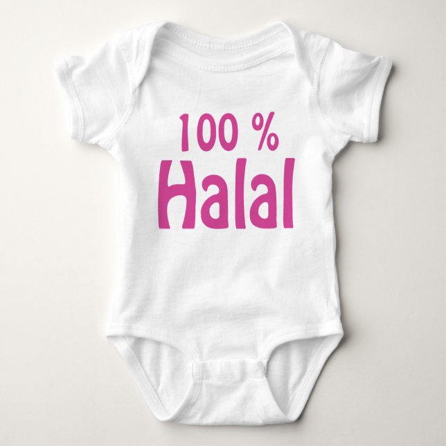 Body Para Bebé El 100% Halal (Anverso)