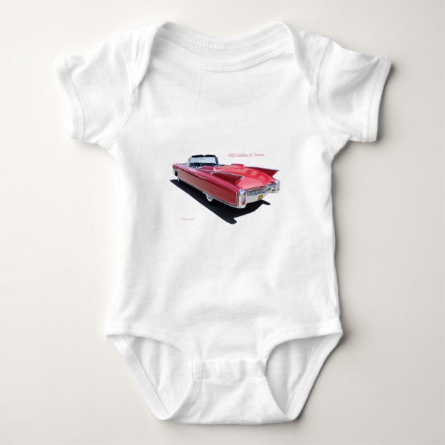 BODY PARA BEBÉ EL 1960 DE CADILLAC DORADO (Anverso)