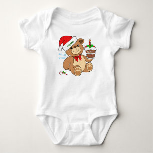 Body Para Bebé El 1r navidad del bebé