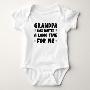 Body Para Bebé El abuelo ha esperado mucho tiempo por mí