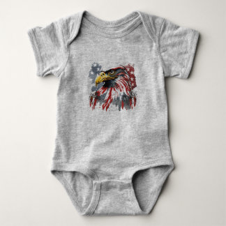 Body Para Bebé El águila majestuosa de Estados Unidos