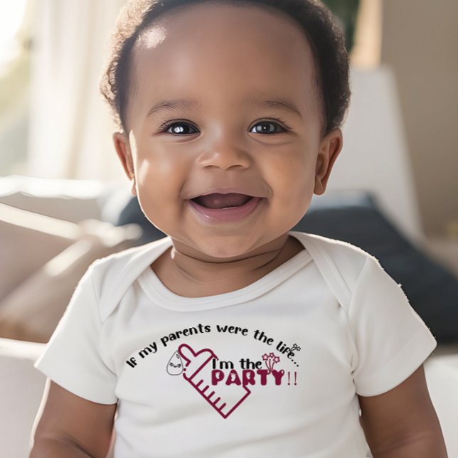 Body Para Bebé El alma de la fiesta! Cita divertida | (Subido por el creador)