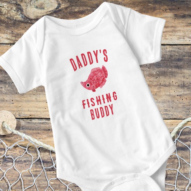 Body Para Bebé El amigo pescador de papá (Subido por el creador)