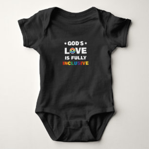 Body Para Bebé El amor de Dios es un mes de orgullo gay totalment