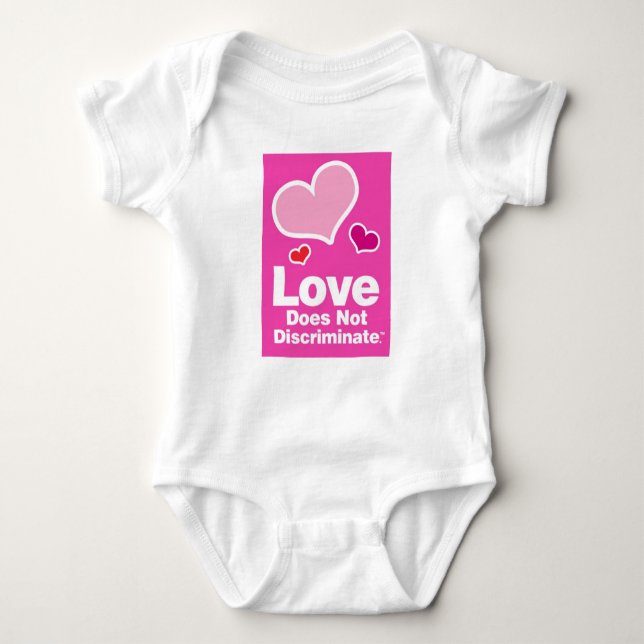 Body Para Bebé El amor no discrimina - al niño (Anverso)