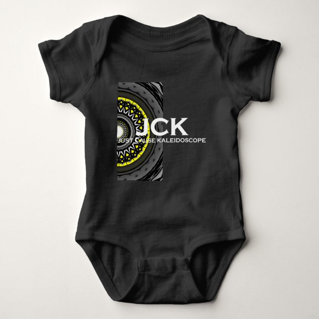 Body Para Bebé El arte calidoscopio once del volumen uno (Anverso)