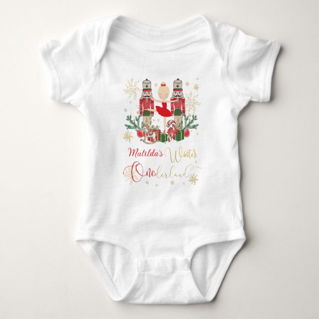 Body Para Bebé El ballet de Navidad de El Cascanueces Invierno On (Anverso)