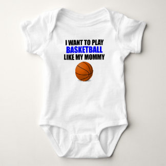 Body Para Bebé El baloncesto tiene gusto de mi mamá