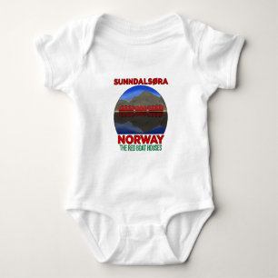 Body Para Bebé El Barco Rojo Casas Sunndalsøra Noruega