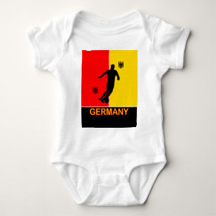 Body Para Bebé El bebé 2010 del fútbol de Alemania Deutschland